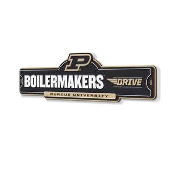IDNA Purdue Boilermakers 3D Street Sign