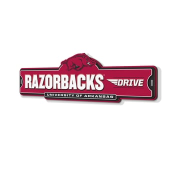 IDNA Arkansas Razorbacks 3D Street Sign