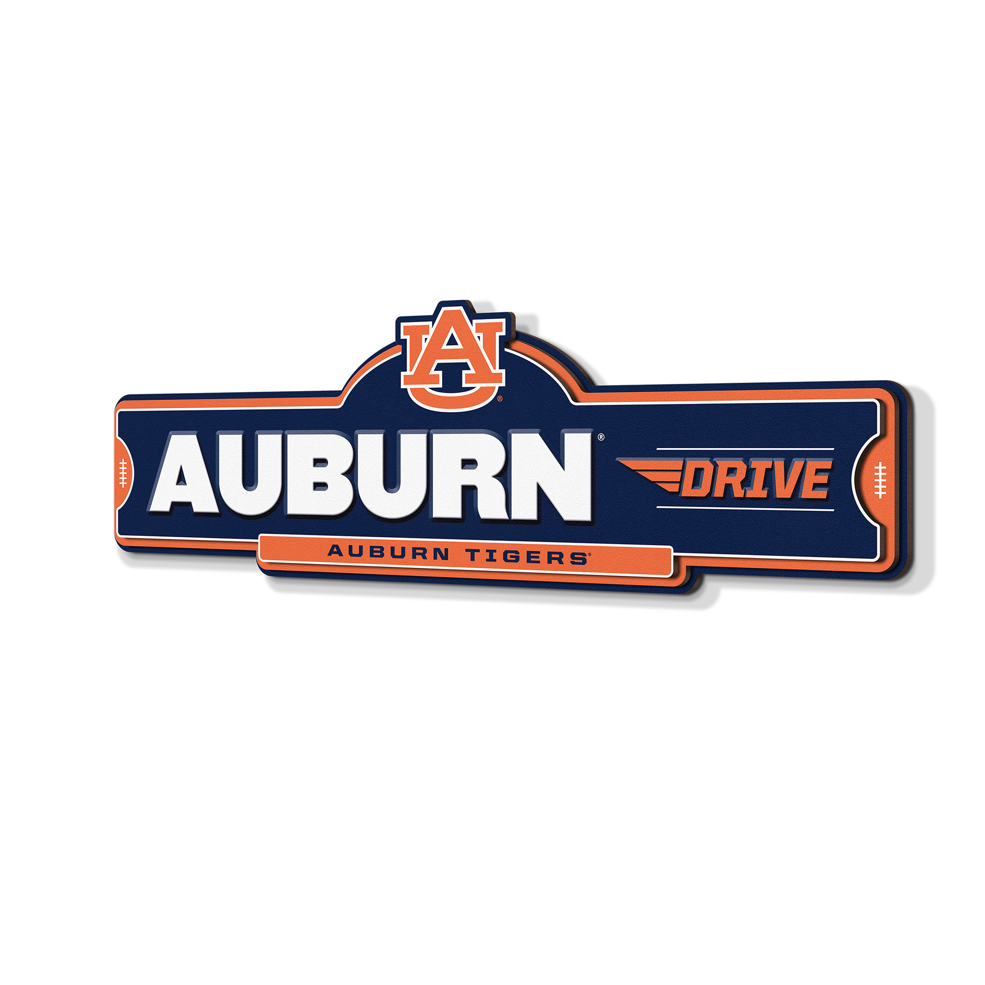 IDNA Auburn Tigers 3D Street Sign