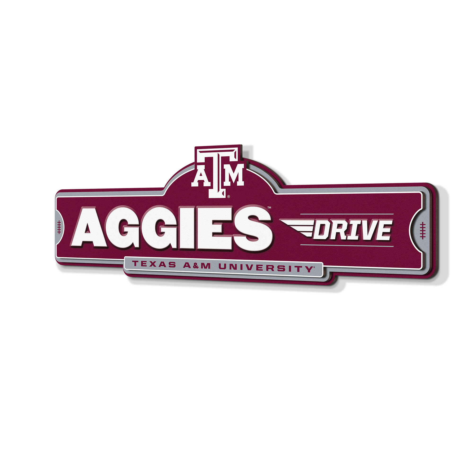 IDNA Texas A&M Aggies 3D Street Sign