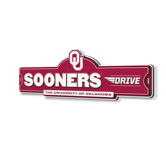 IDNA Oklahoma Sooners 3D Street Sign