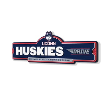 IDNA UConn Huskies 3D Street Sign