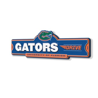 IDNA Florida Gators 3D Street Sign