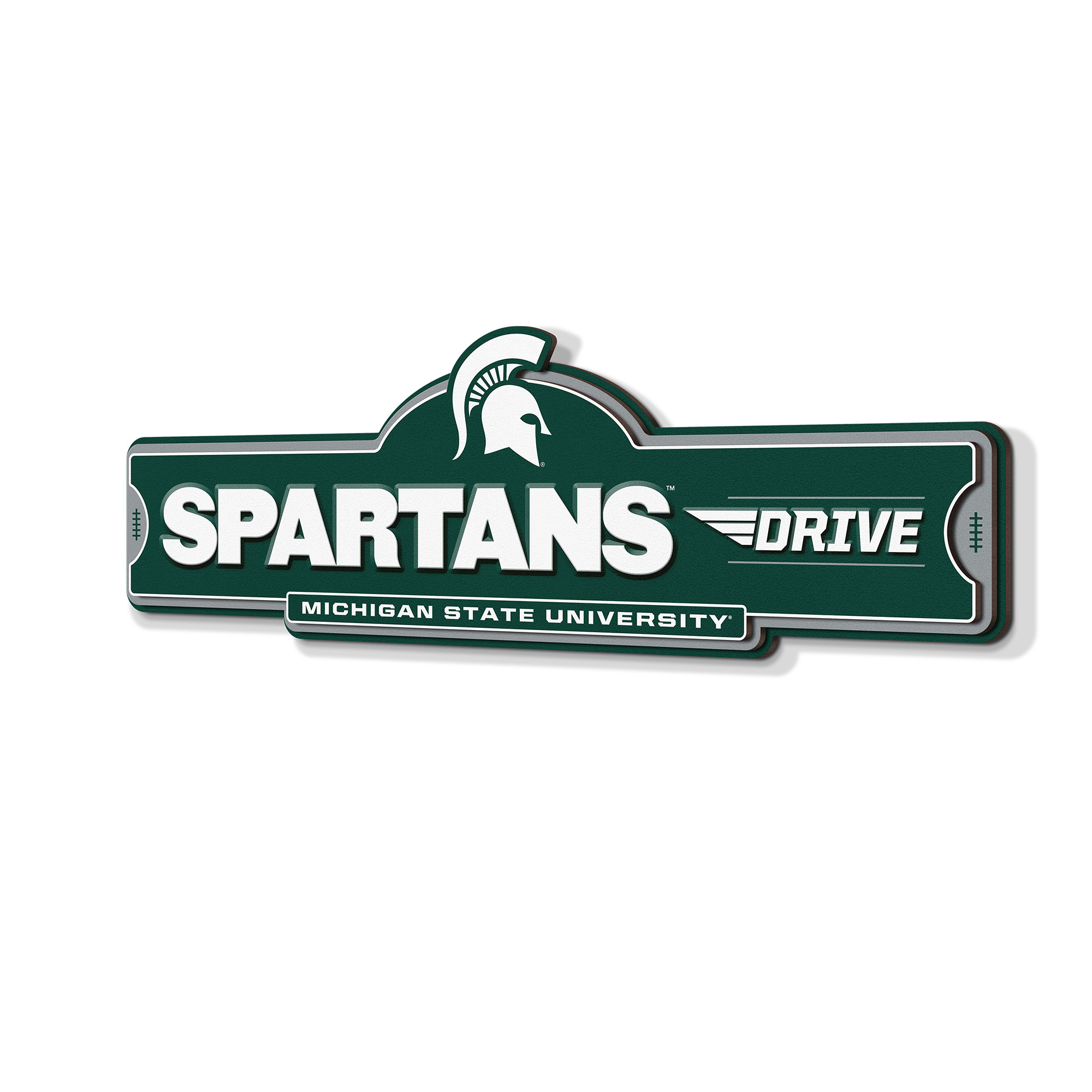 IDNA Michigan State Spartans 3D Street Sign