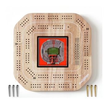 IDNA Texas Tech Red Raiders StadiumView Cribbage Game