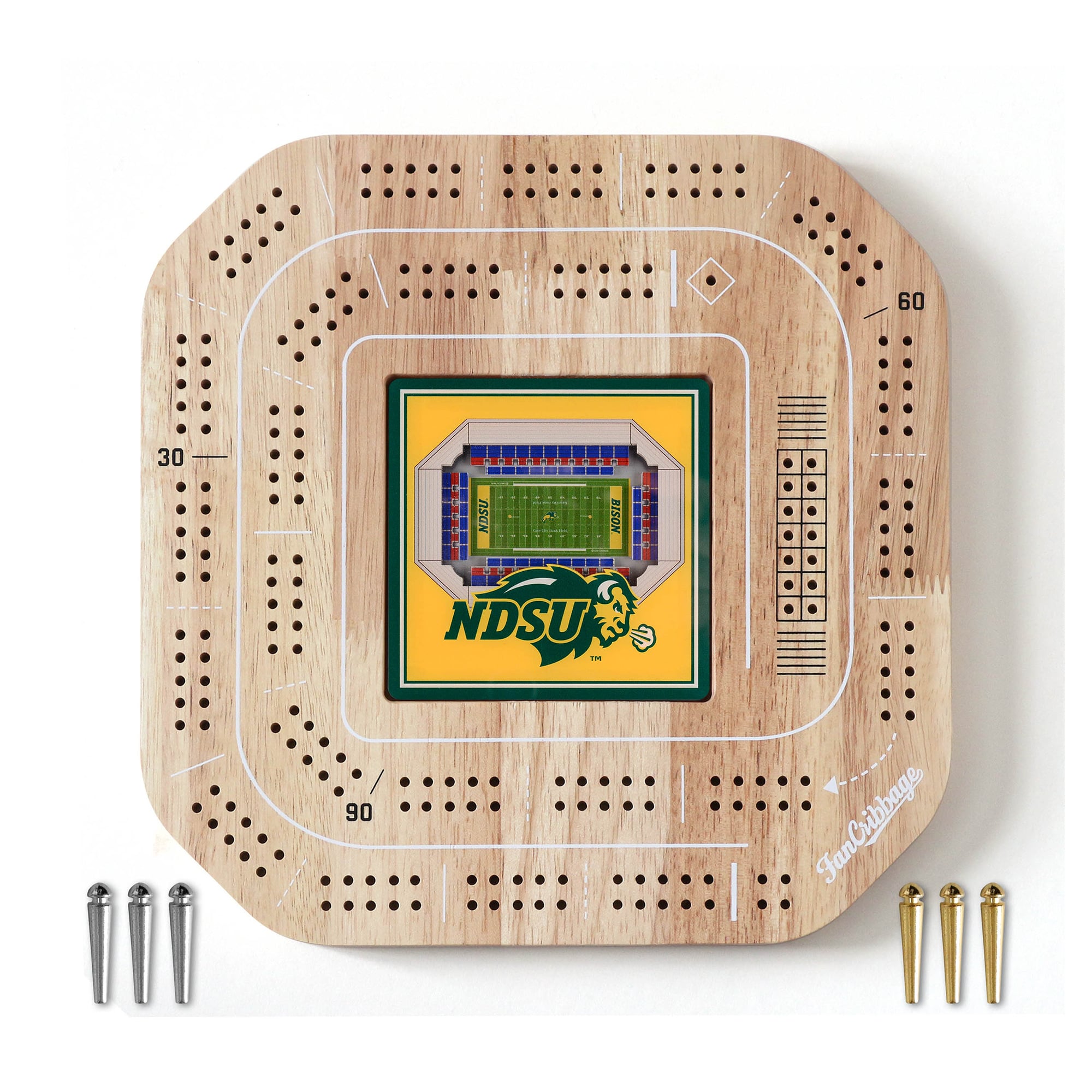 IDNA NDSU Bison StadiumView Cribbage Game