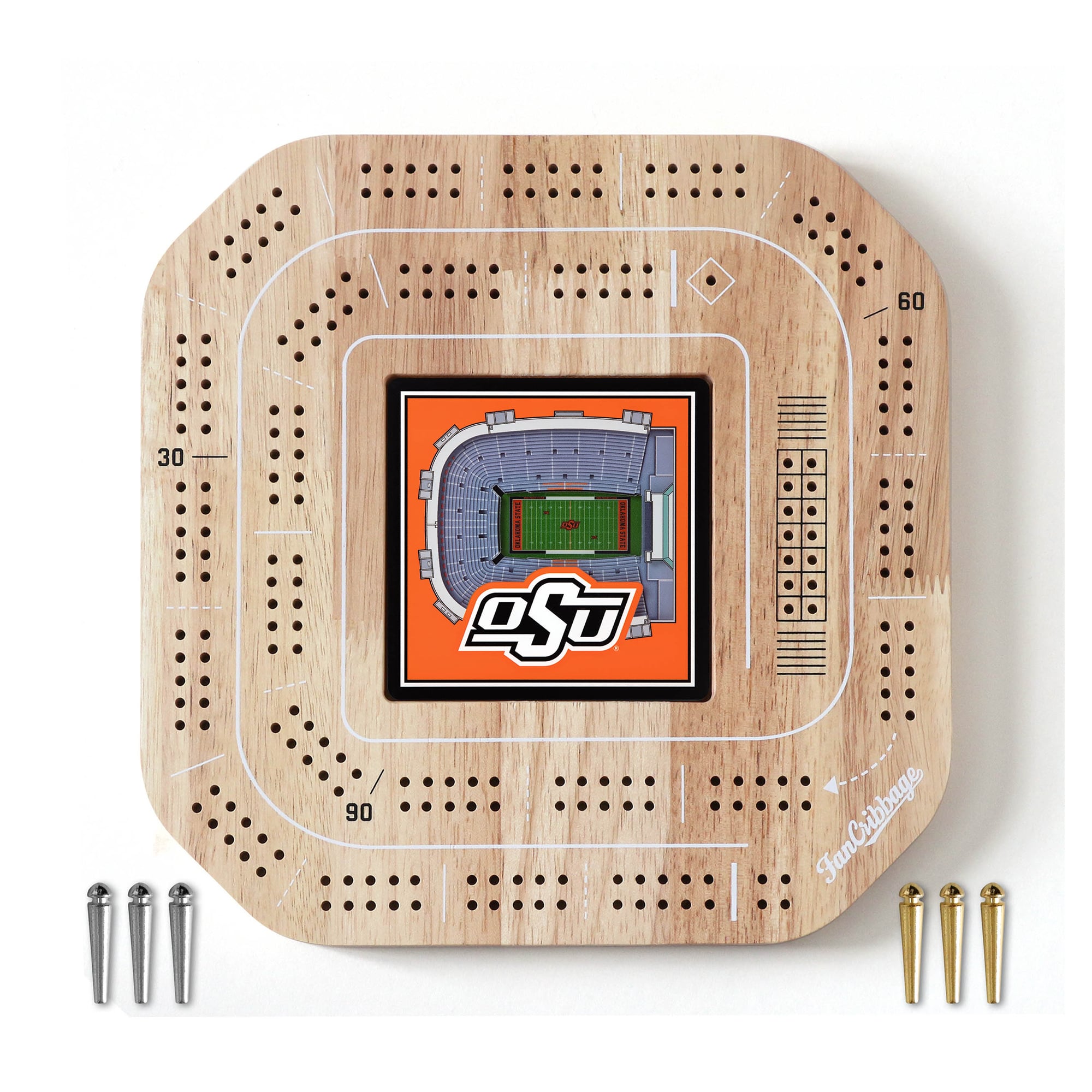 IDNA Oklahoma State Cowboys StadiumView Cribbage Game