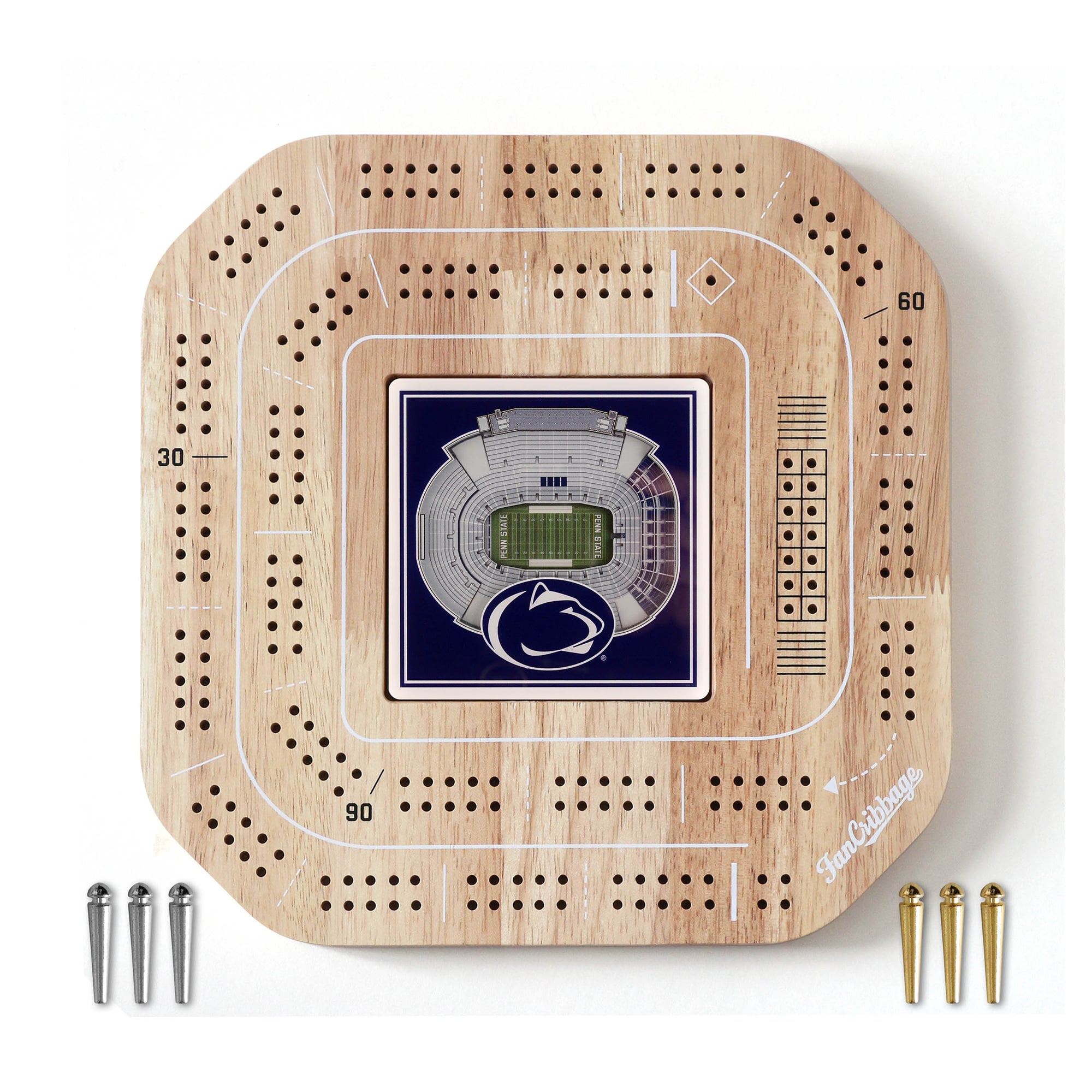 IDNA Penn State Nittany Lions StadiumView Cribbage Game