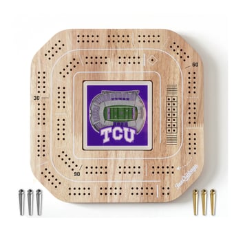 IDNA TCU Horned Frogs StadiumView Cribbage Game