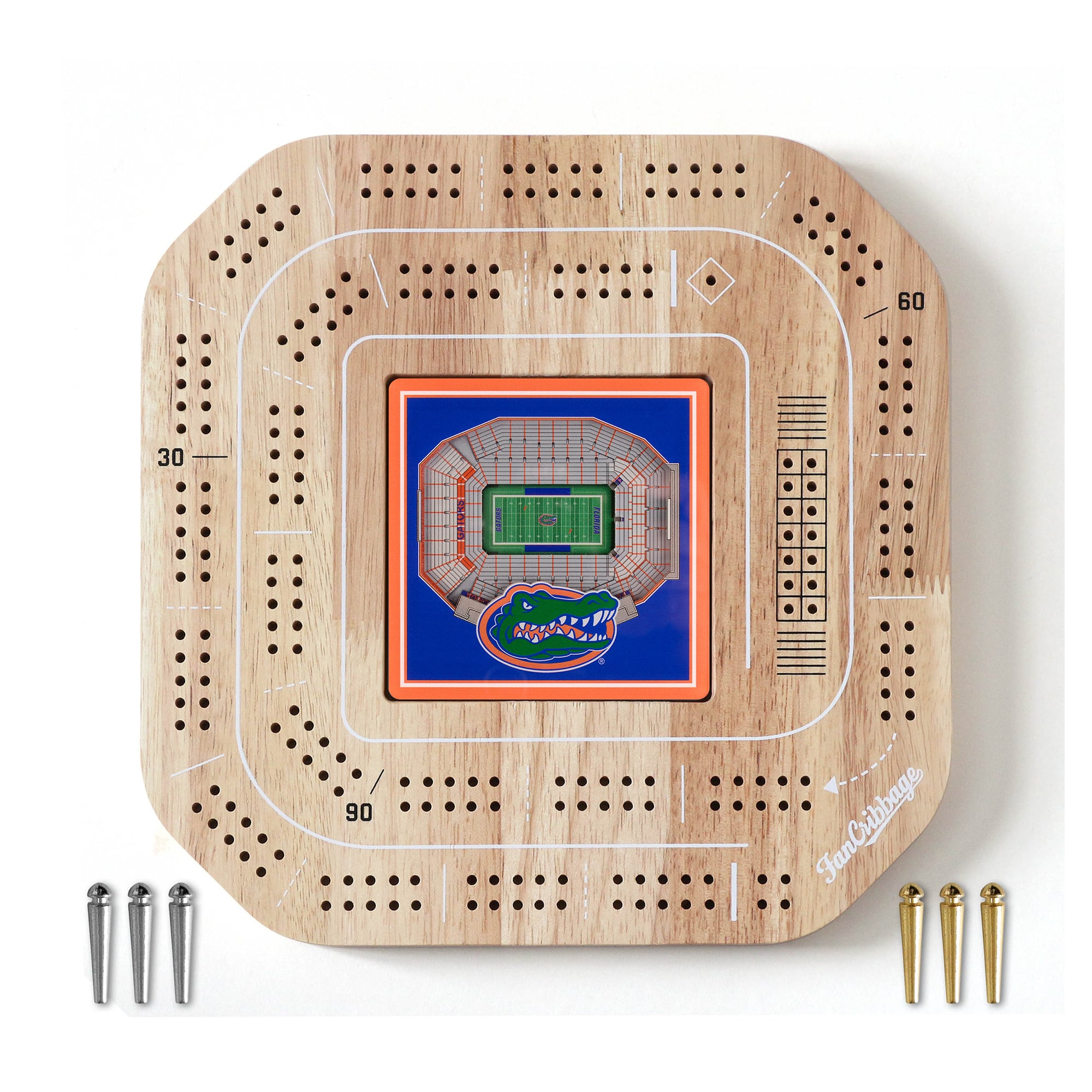 IDNA Florida Gators StadiumView Cribbage Game
