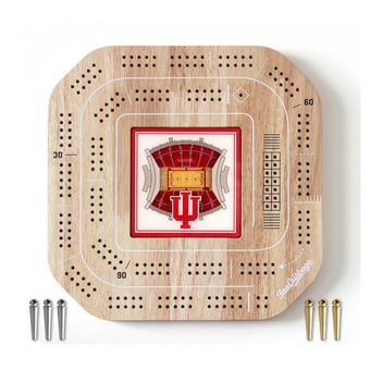 IDNA Indiana Hoosiers StadiumView Cribbage Game