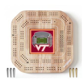 IDNA Virginia Tech Hokies StadiumView Cribbage Game