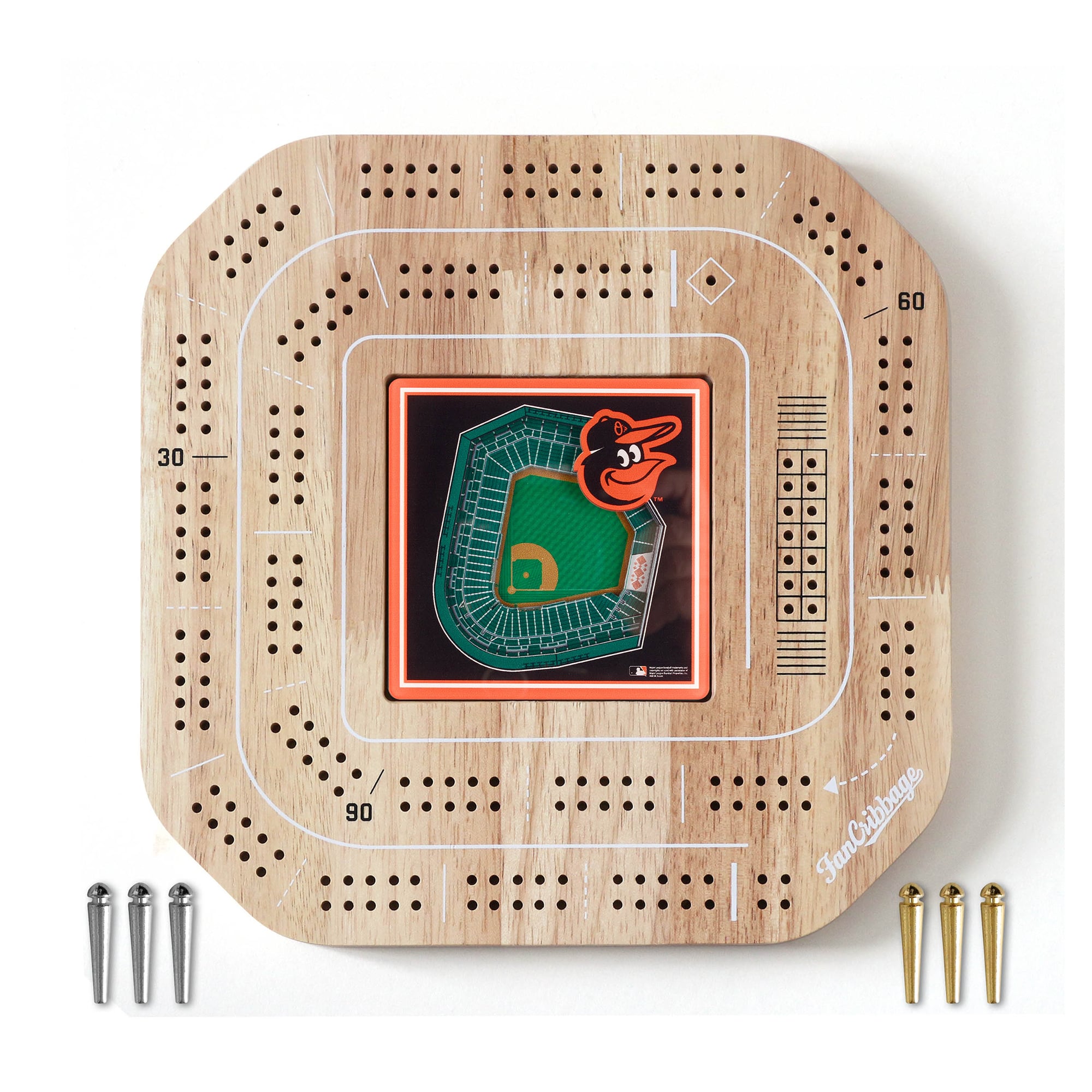 IDNA Baltimore Orioles StadiumView Cribbage Game