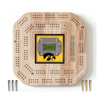 IDNA Iowa Hawkeyes StadiumView Cribbage Game