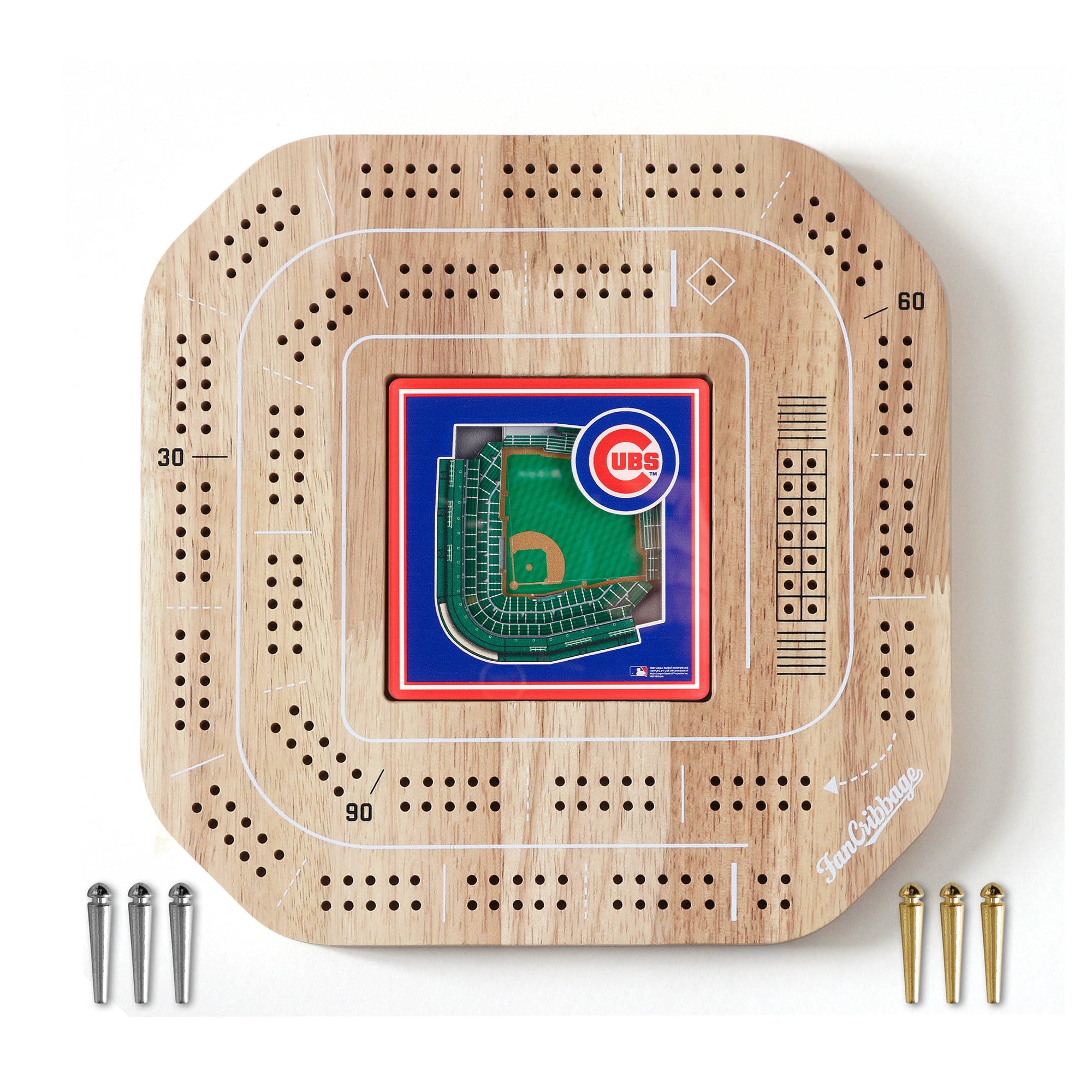 IDNA Chicago Cubs StadiumView Cribbage Game