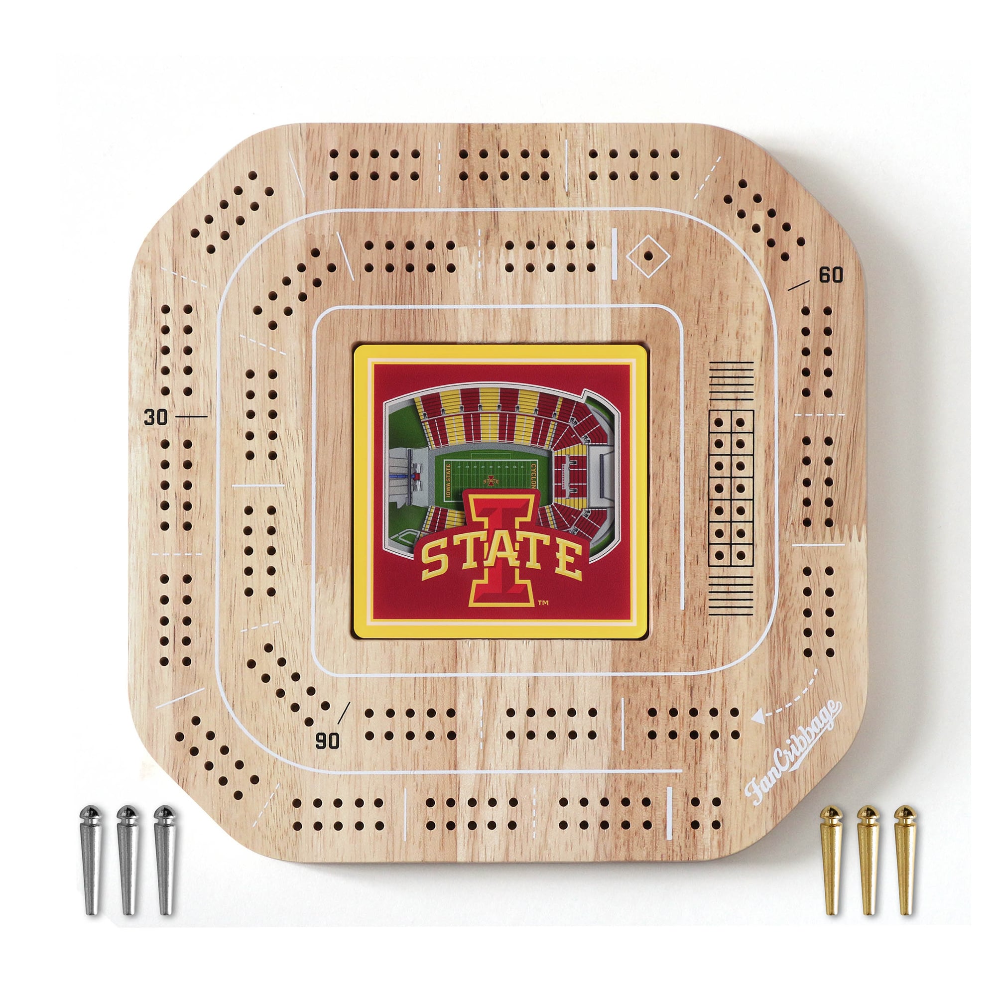 IDNA Iowa State Cyclones StadiumView Cribbage Game