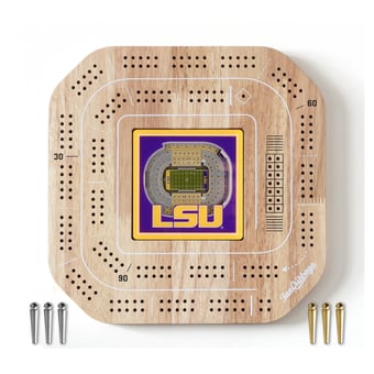 IDNA LSU Tigers StadiumView Cribbage Game