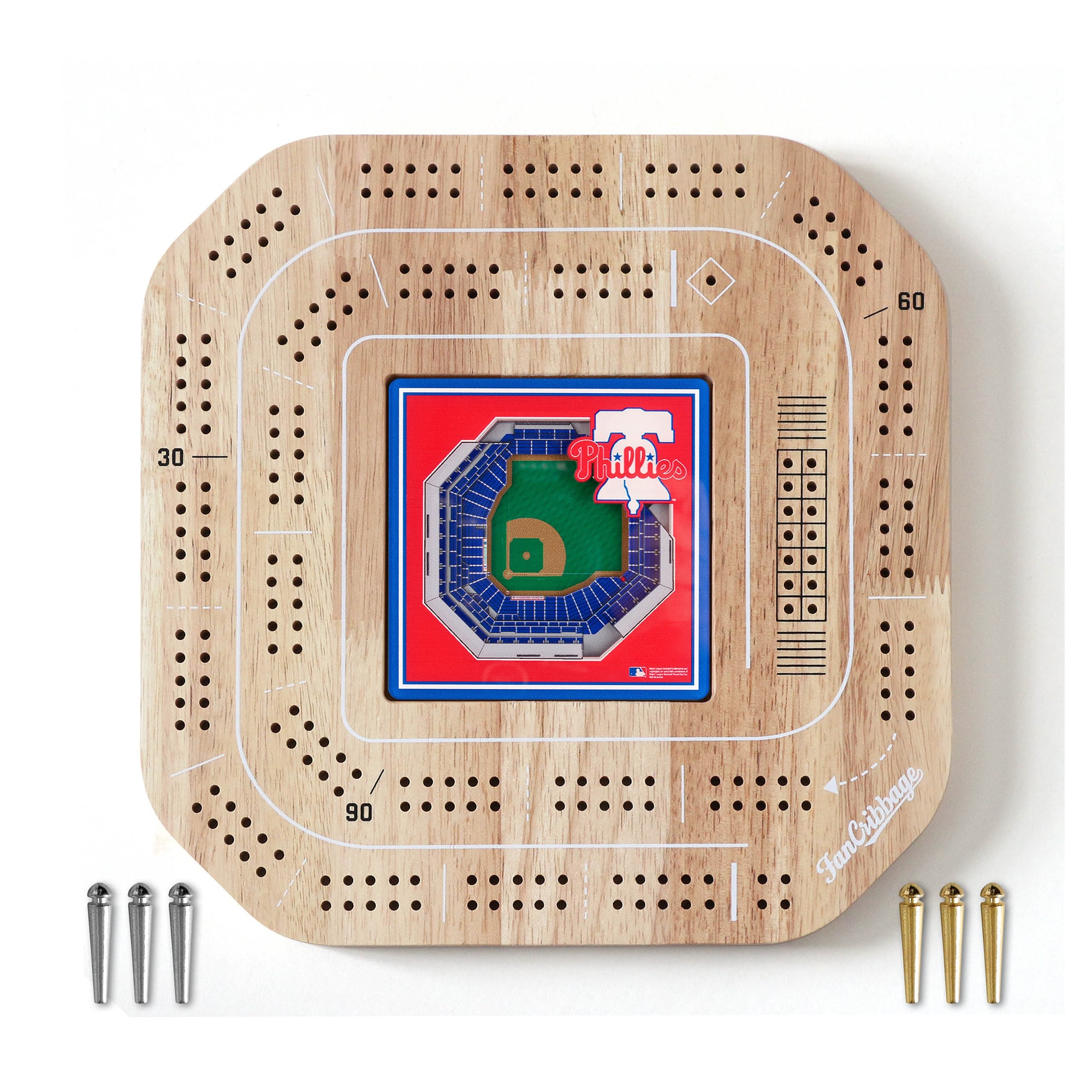IDNA Philadelphia Phillies StadiumView Cribbage Game