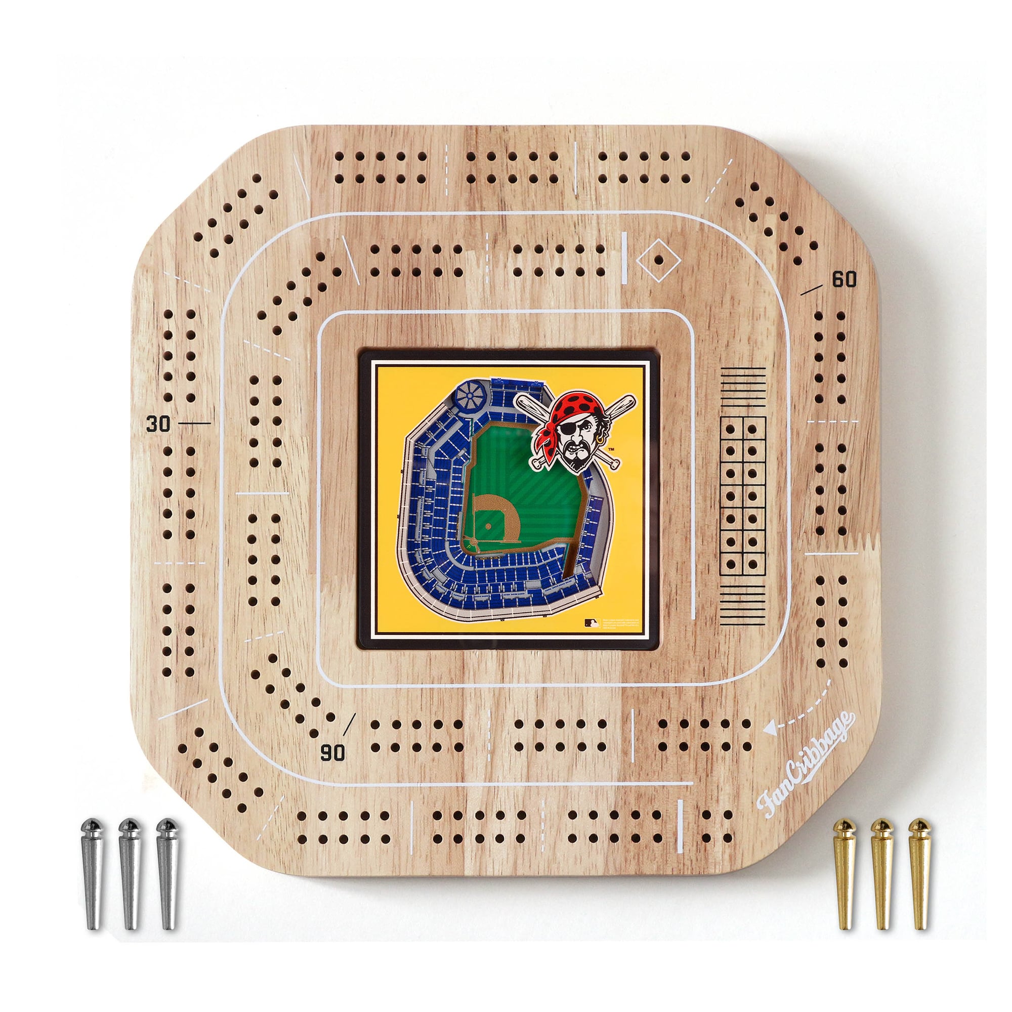 IDNA Pittsburgh Pirates StadiumView Cribbage Game