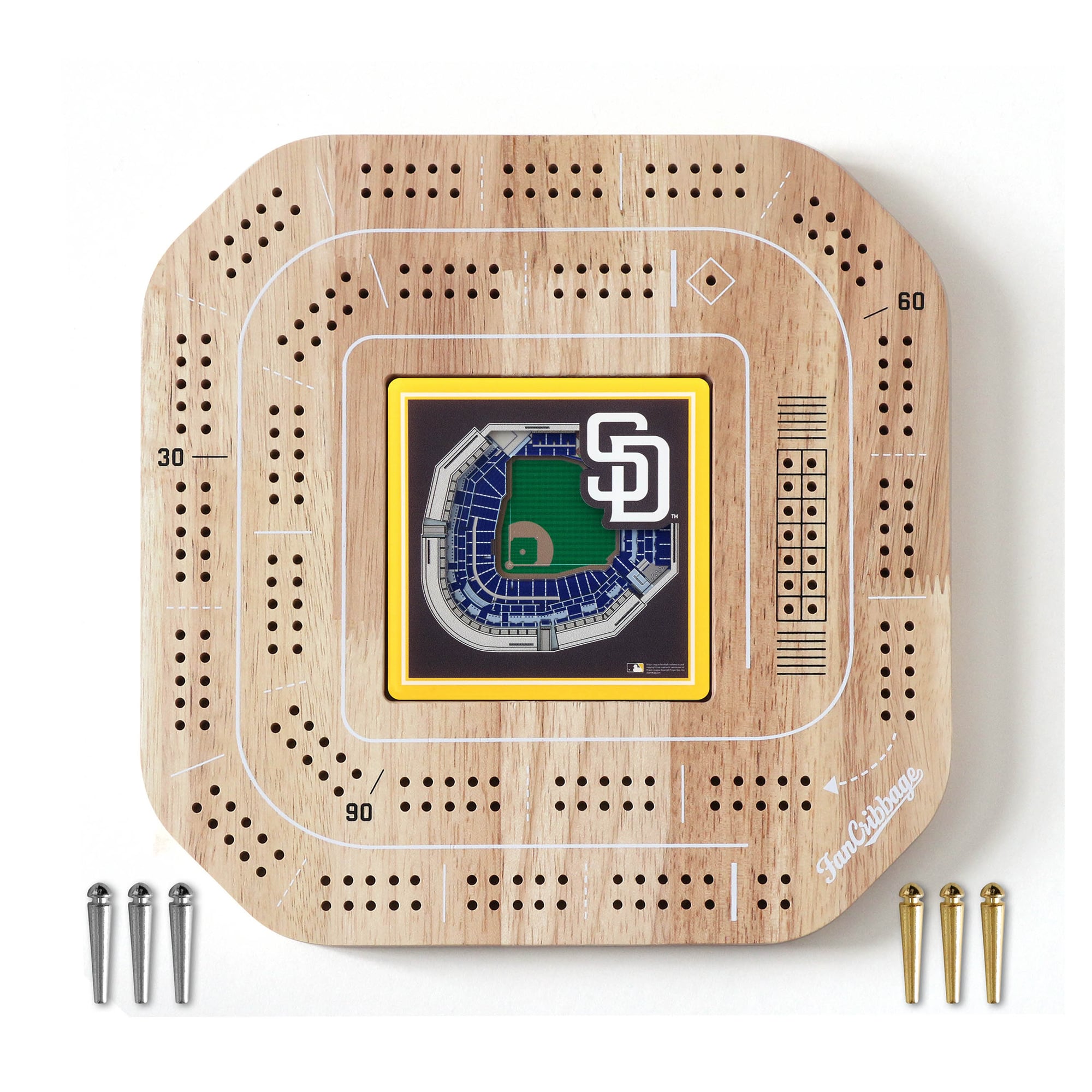 IDNA San Diego Padres StadiumView Cribbage Game