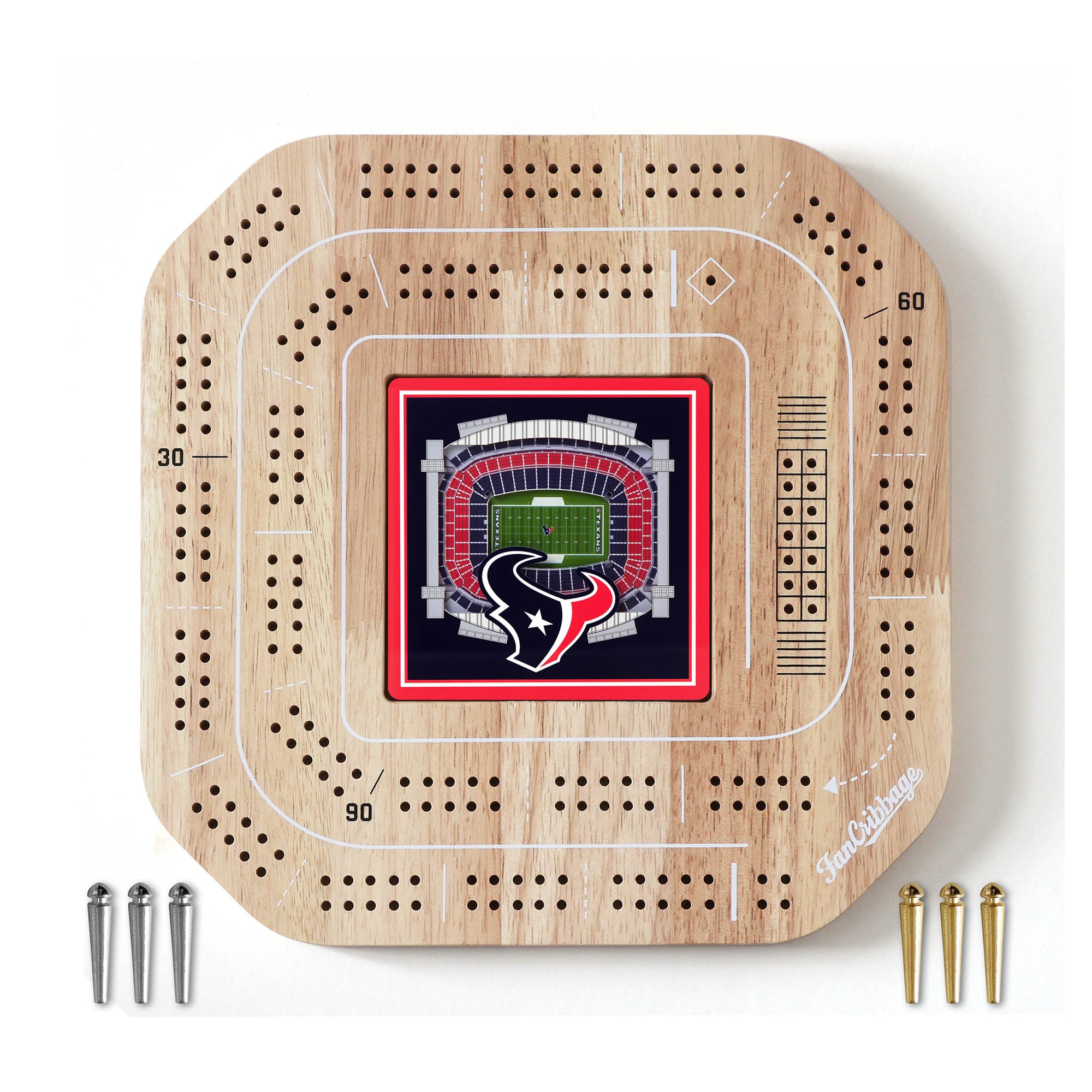IDNA Houston Texans StadiumView Cribbage Game