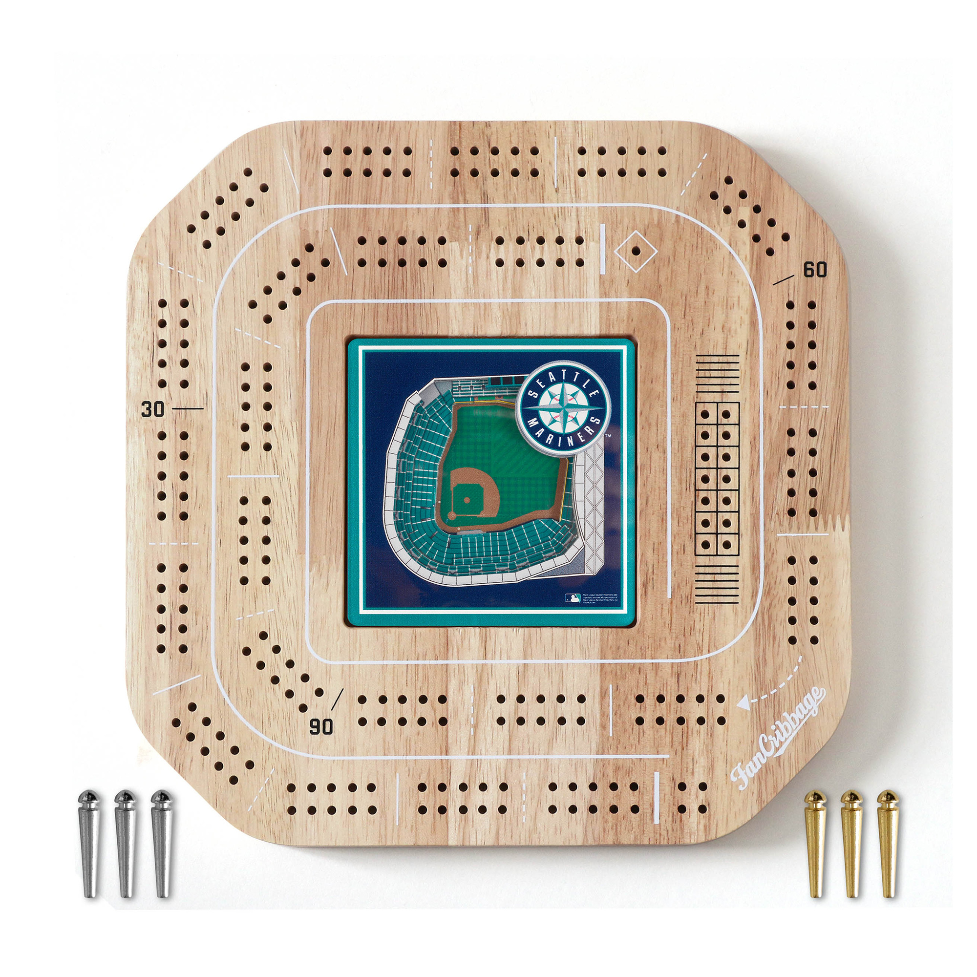 IDNA Seattle Mariners StadiumView Cribbage Game