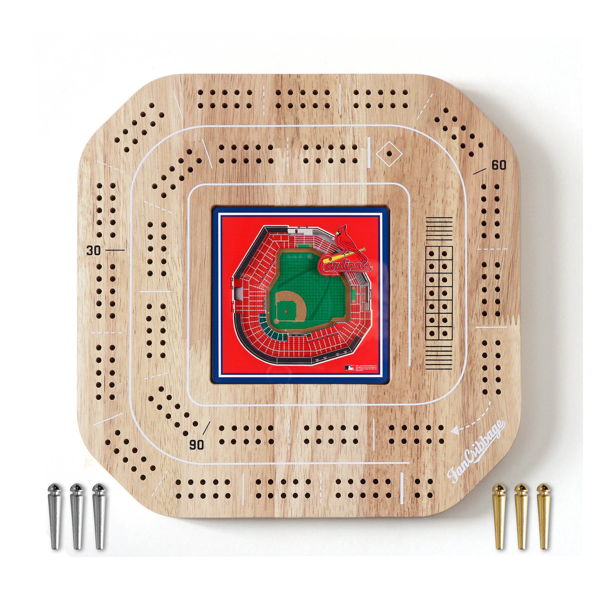 IDNA St. Louis Cardinals StadiumView Cribbage Game