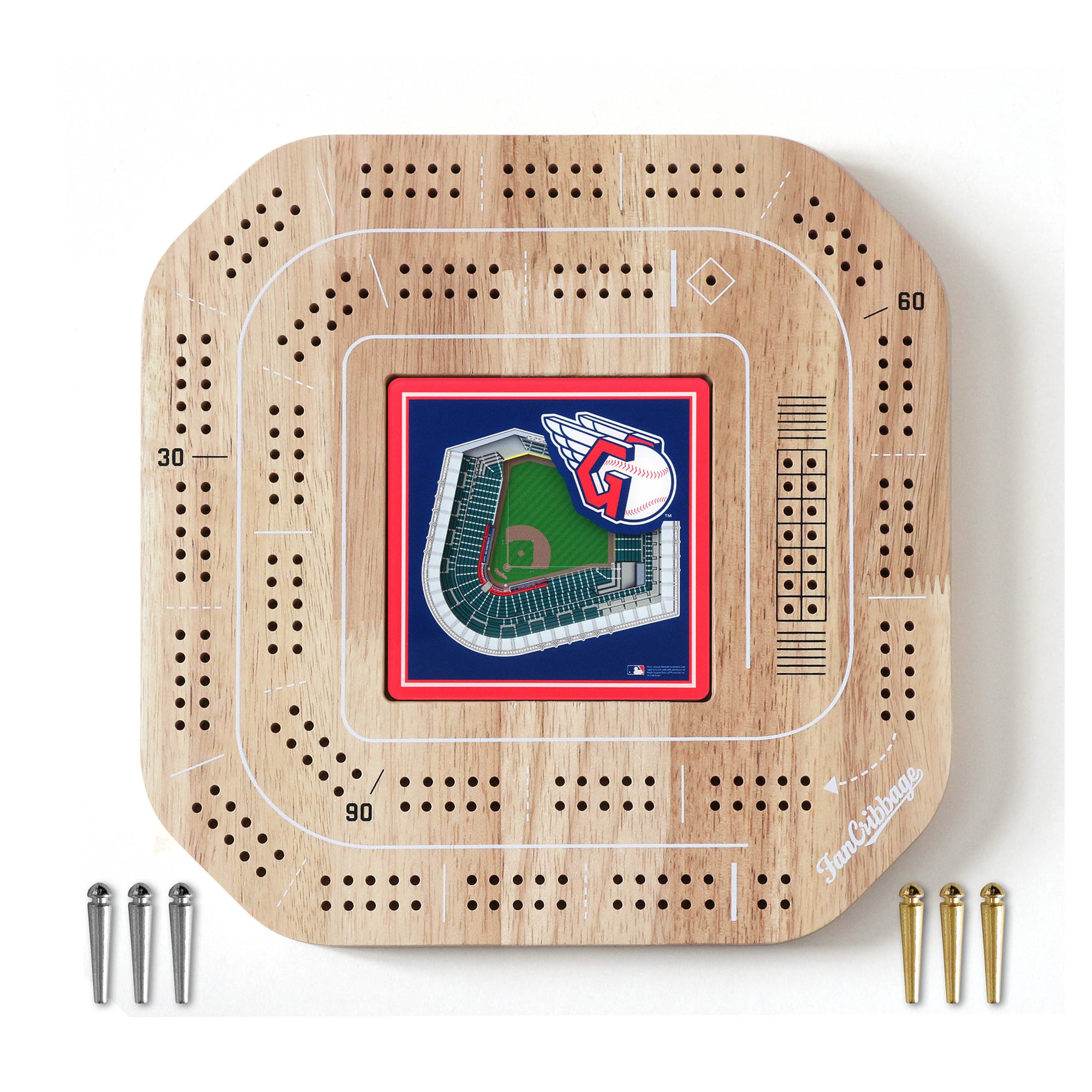 IDNA Cleveland Guardians StadiumView Cribbage Game