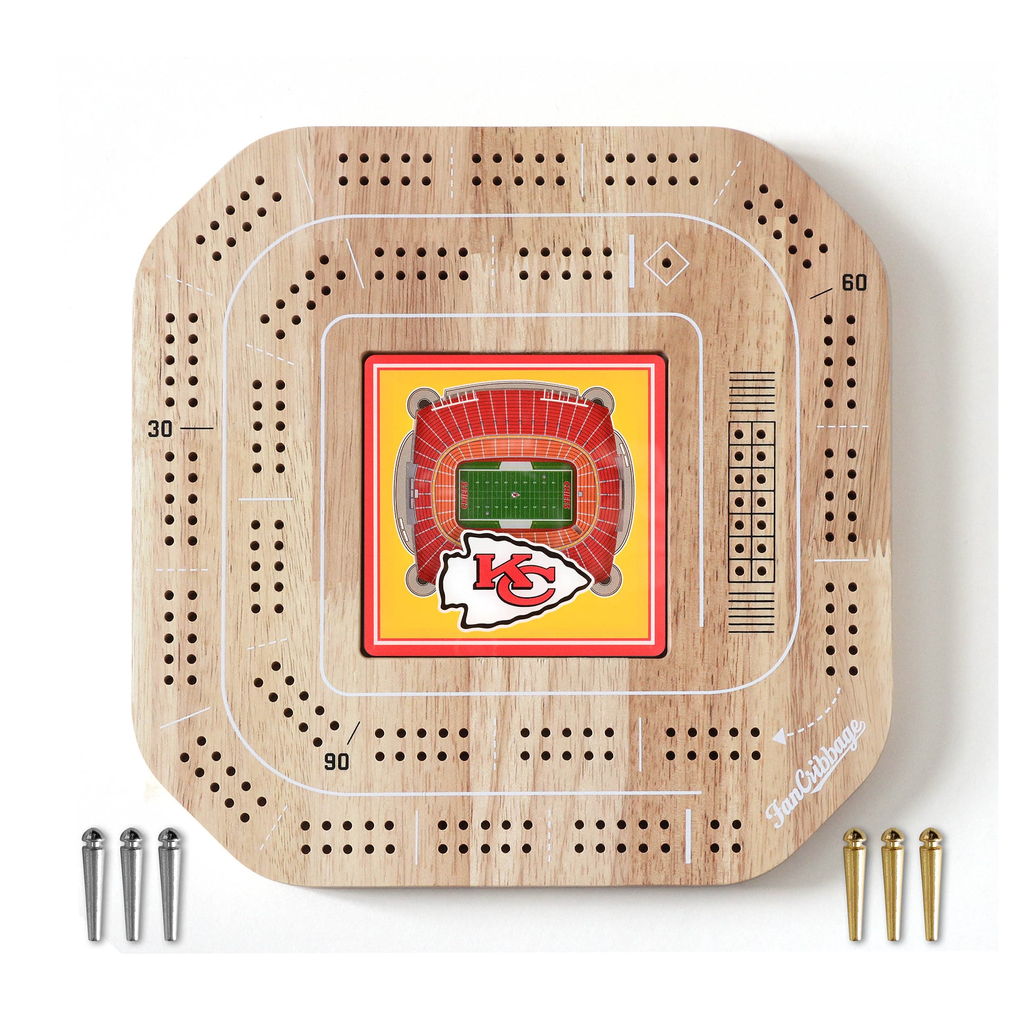 IDNA Kansas City Chiefs StadiumView Cribbage Game