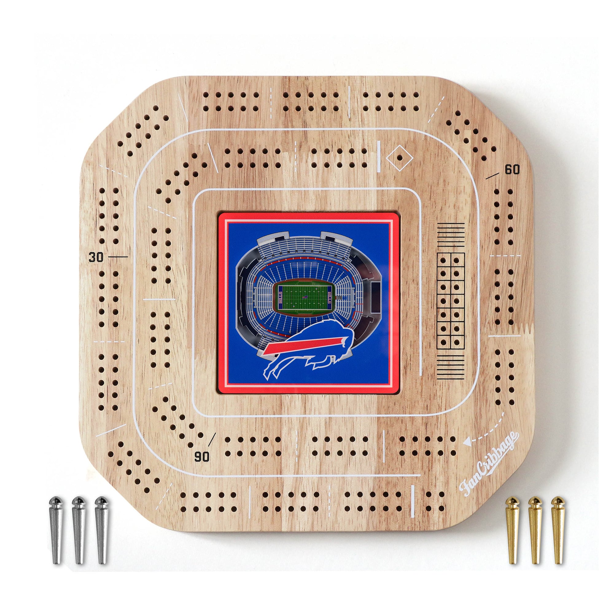 IDNA Buffalo Bills StadiumView Cribbage Game