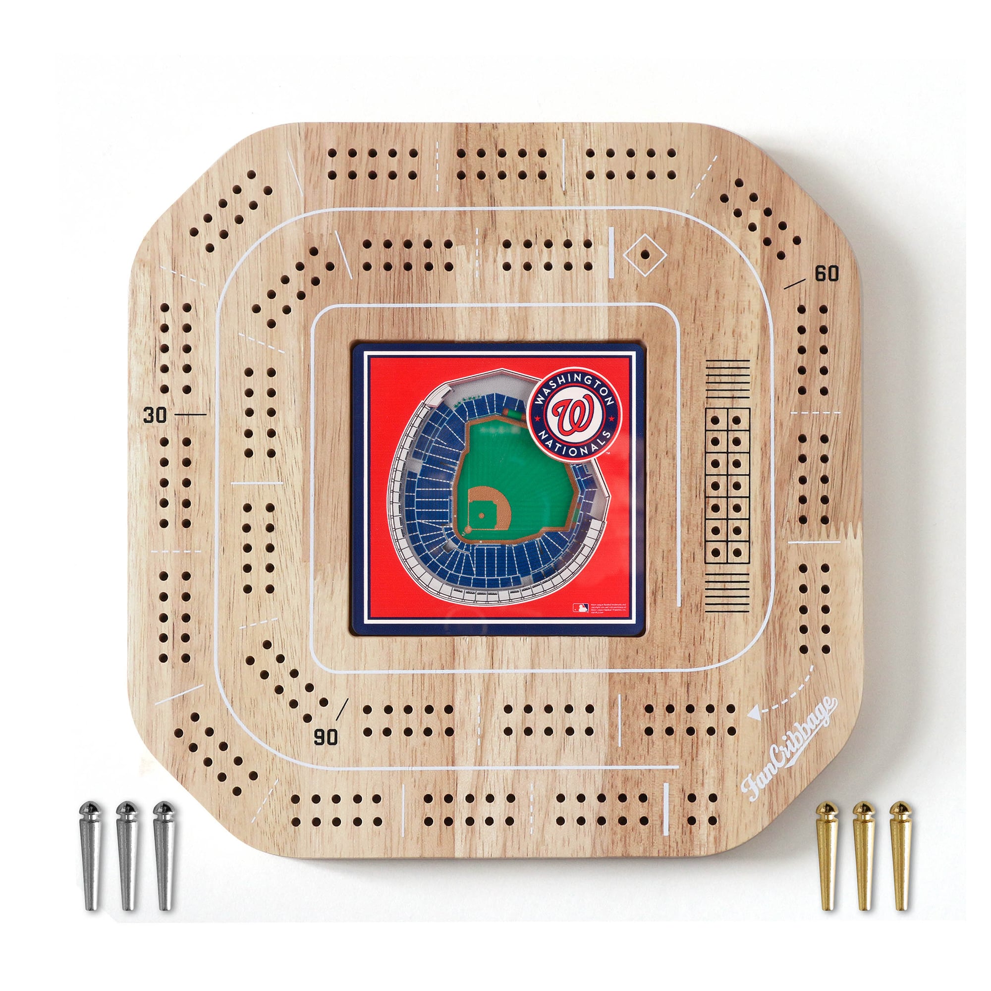 IDNA Washington Nationals StadiumView Cribbage Game