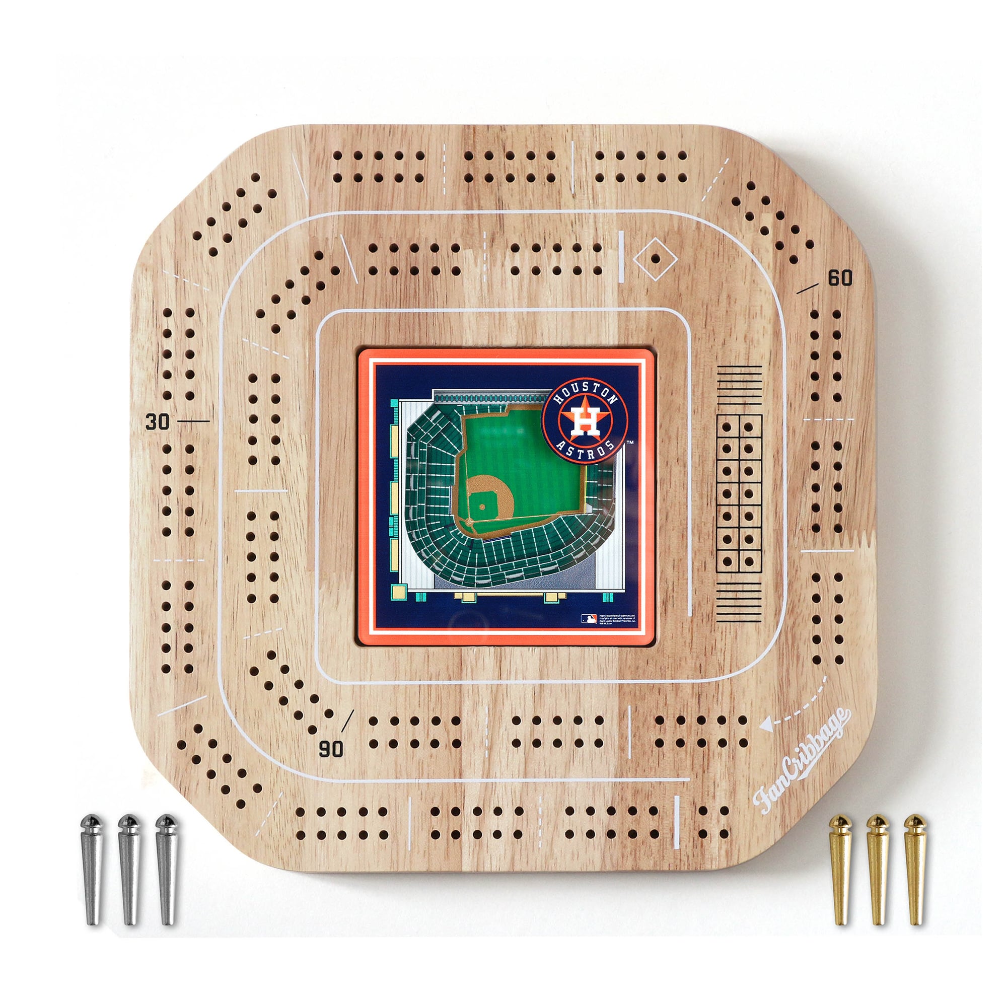 IDNA Houston Astros StadiumView Cribbage Game