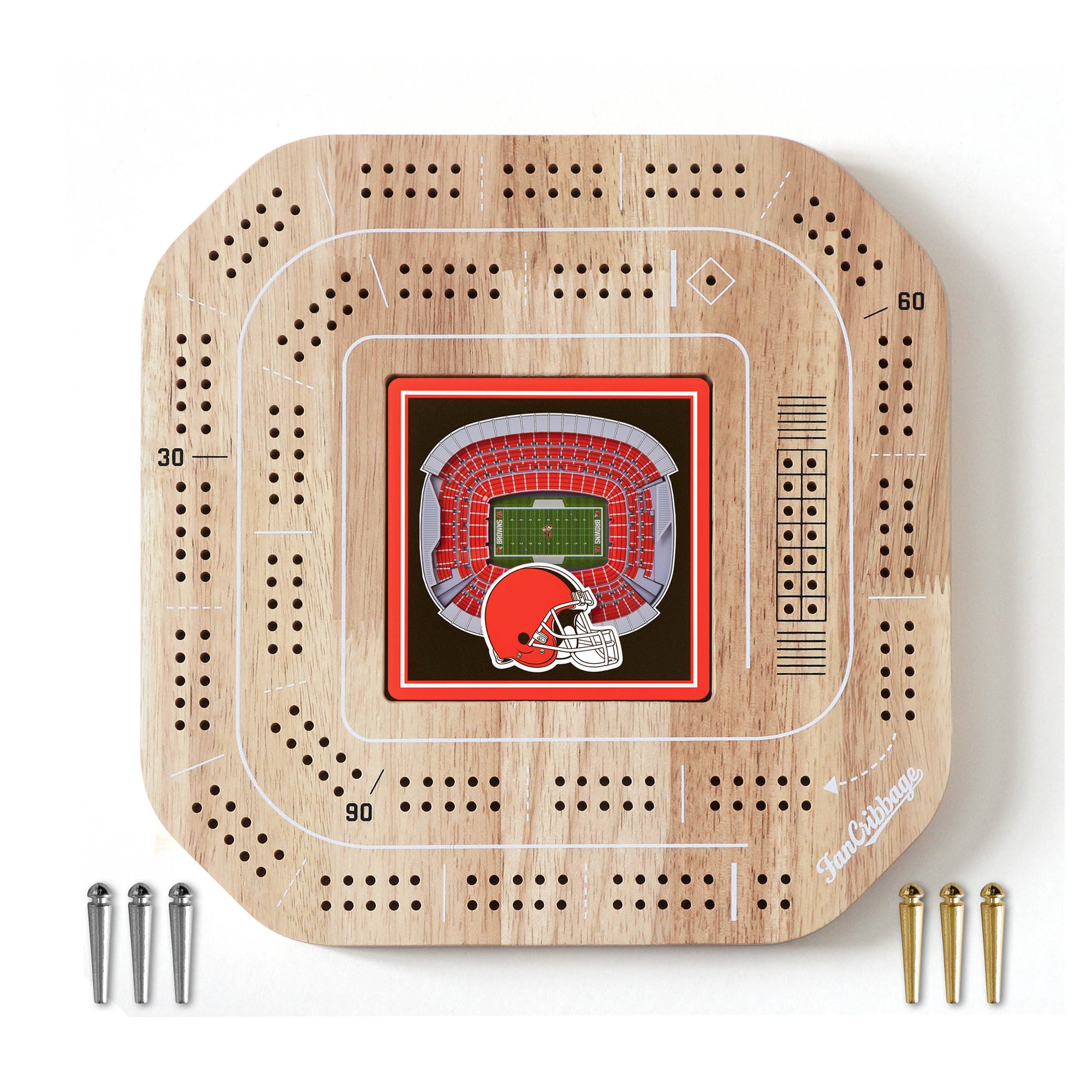 IDNA Cleveland Browns StadiumView Cribbage Game