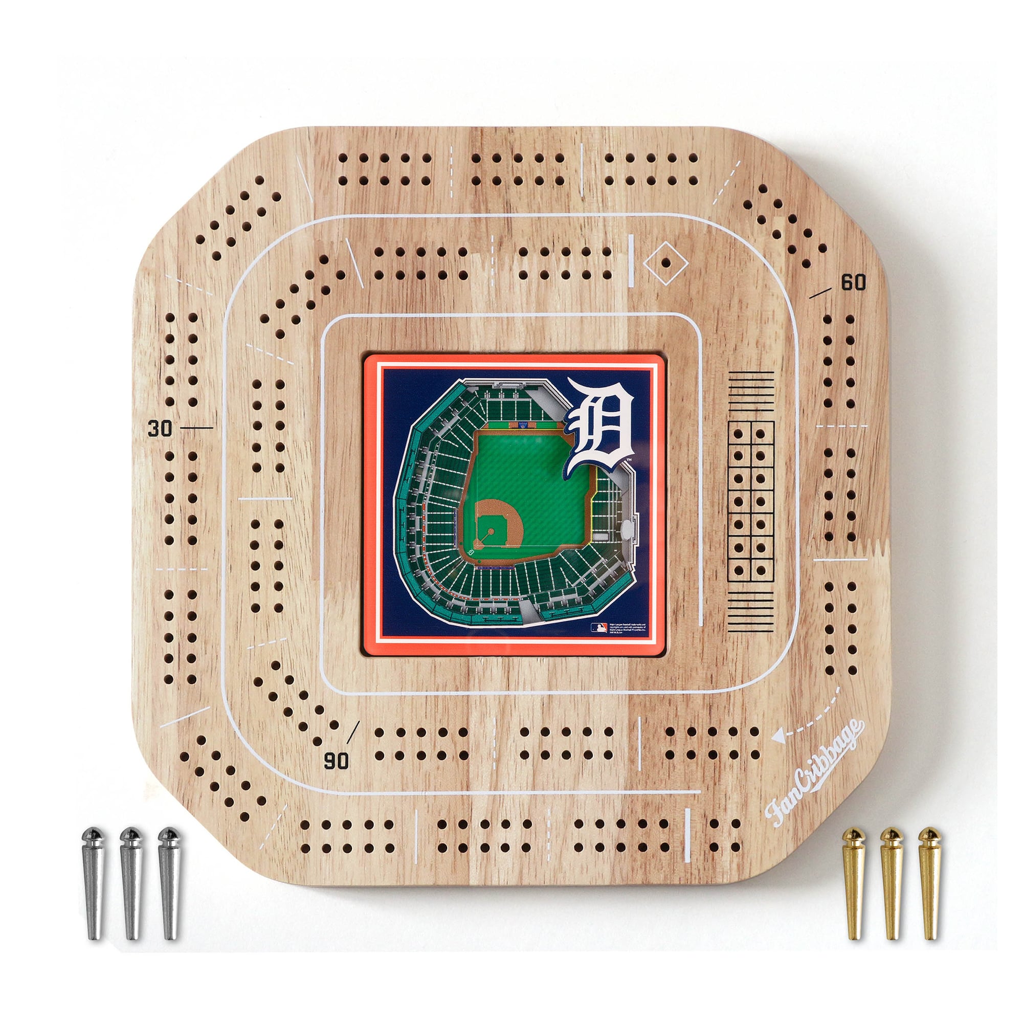 IDNA Detroit Tigers StadiumView Cribbage Game