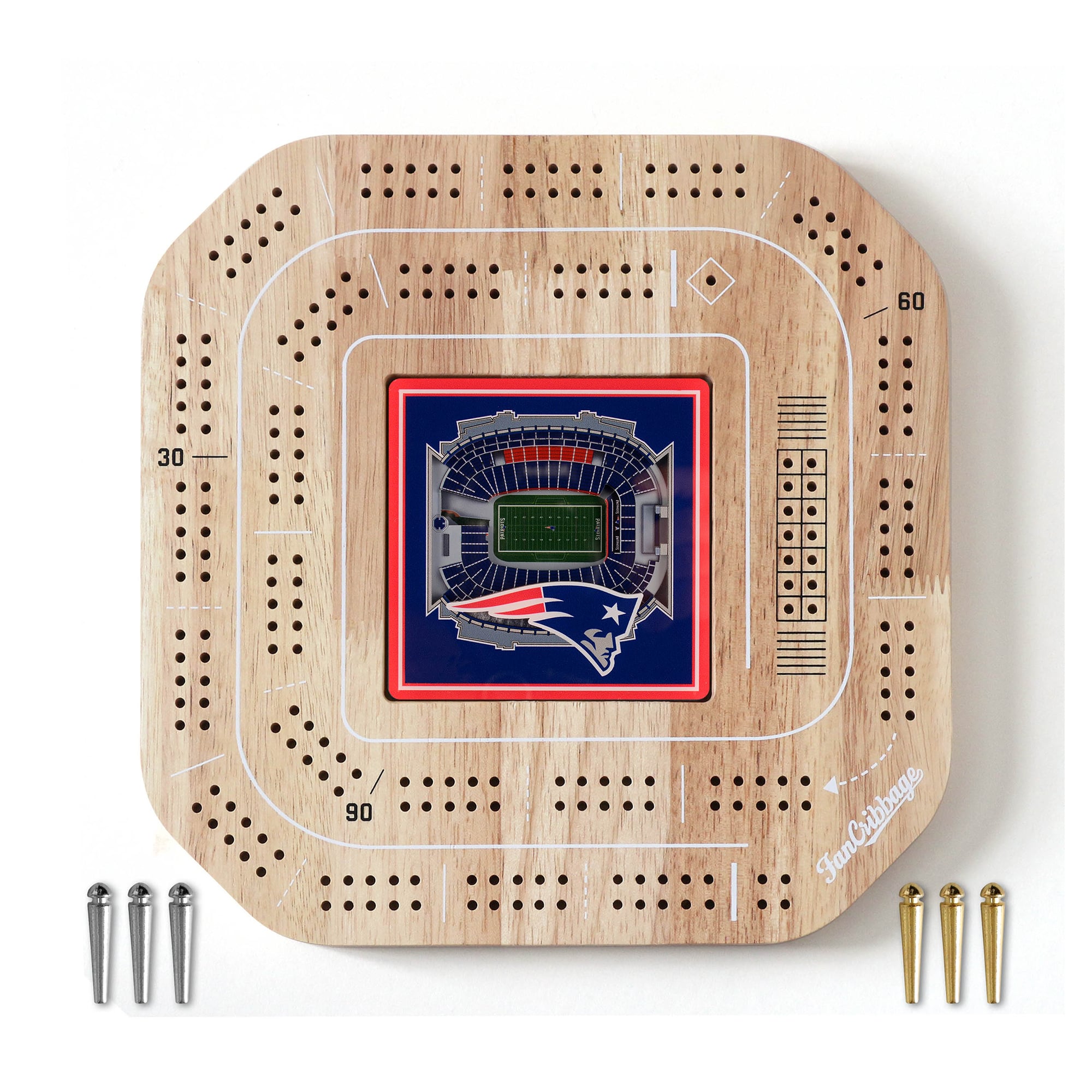 IDNA New England Patriots StadiumView Cribbage Game