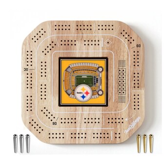 IDNA Pittsburgh Steelers StadiumView Cribbage Game