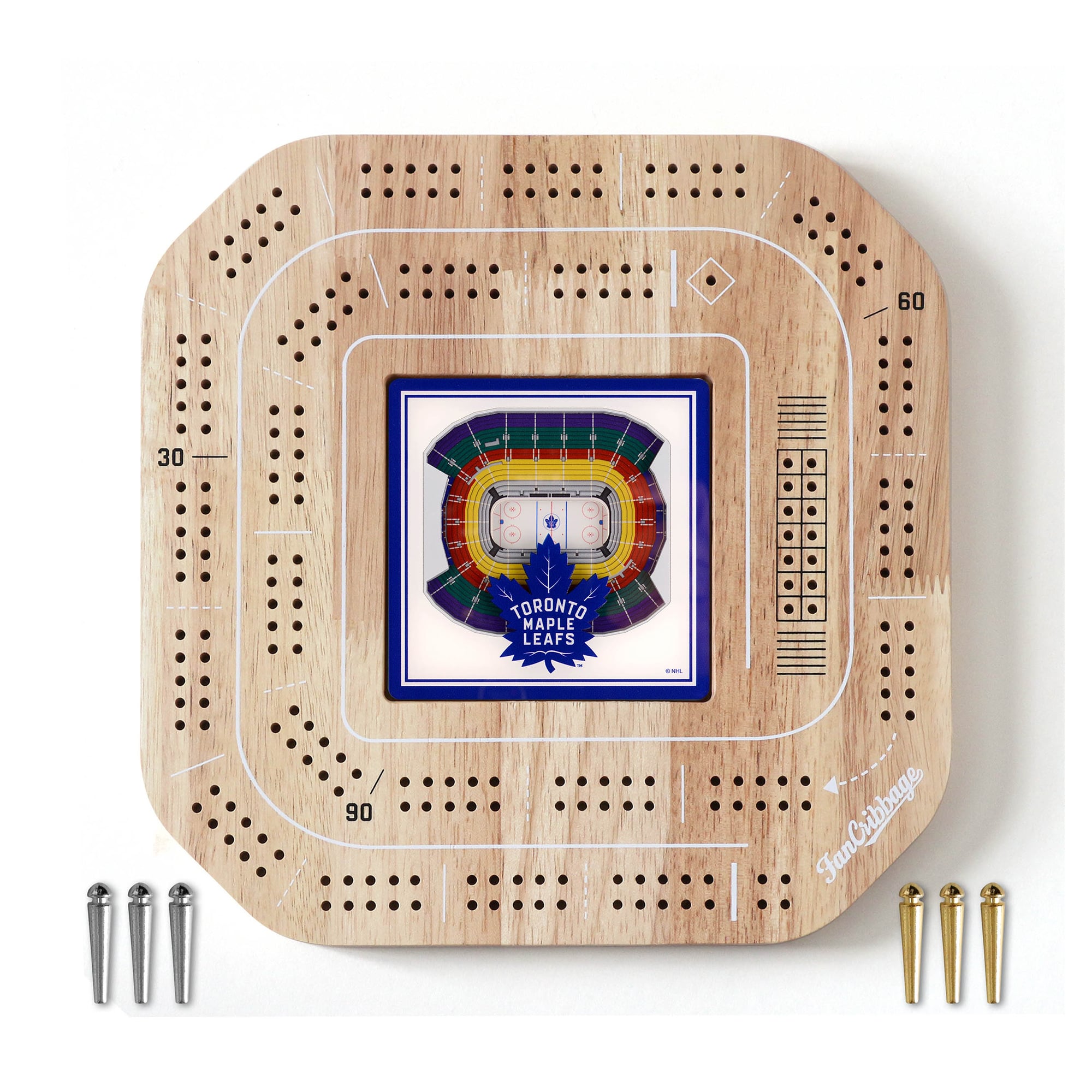 IDNA Toronto Maple Leafs StadiumView Cribbage Game