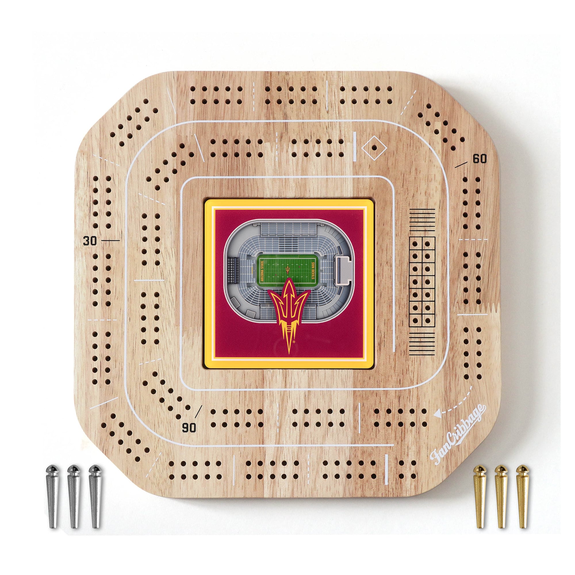 IDNA Arizona State Sun Devils StadiumView Cribbage Game