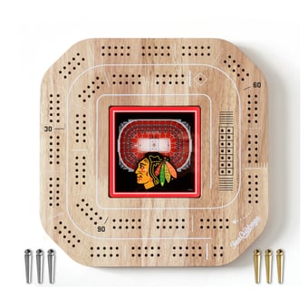 IDNA Chicago Blackhawks StadiumView Cribbage Game