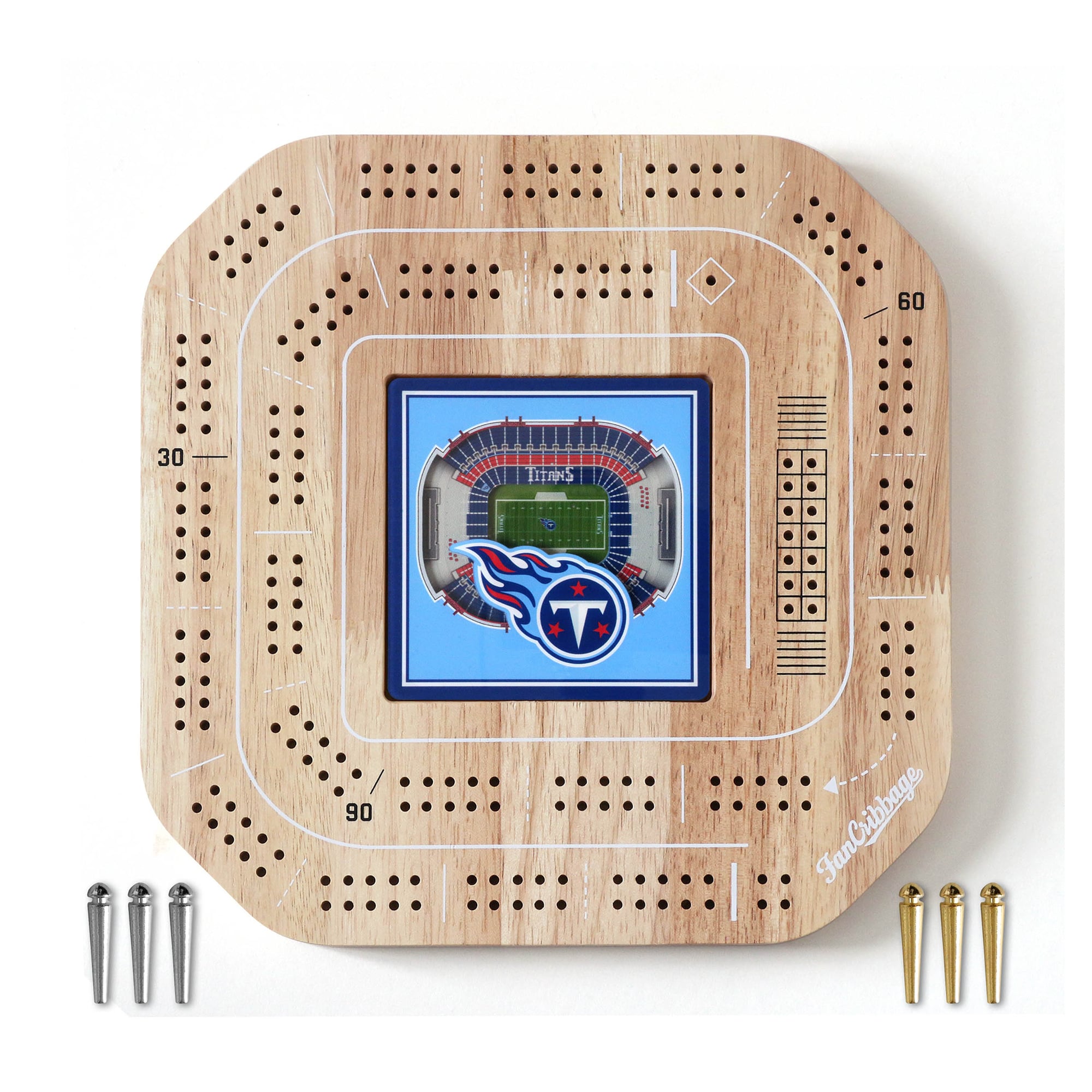 IDNA Tennessee Titans StadiumView Cribbage Game