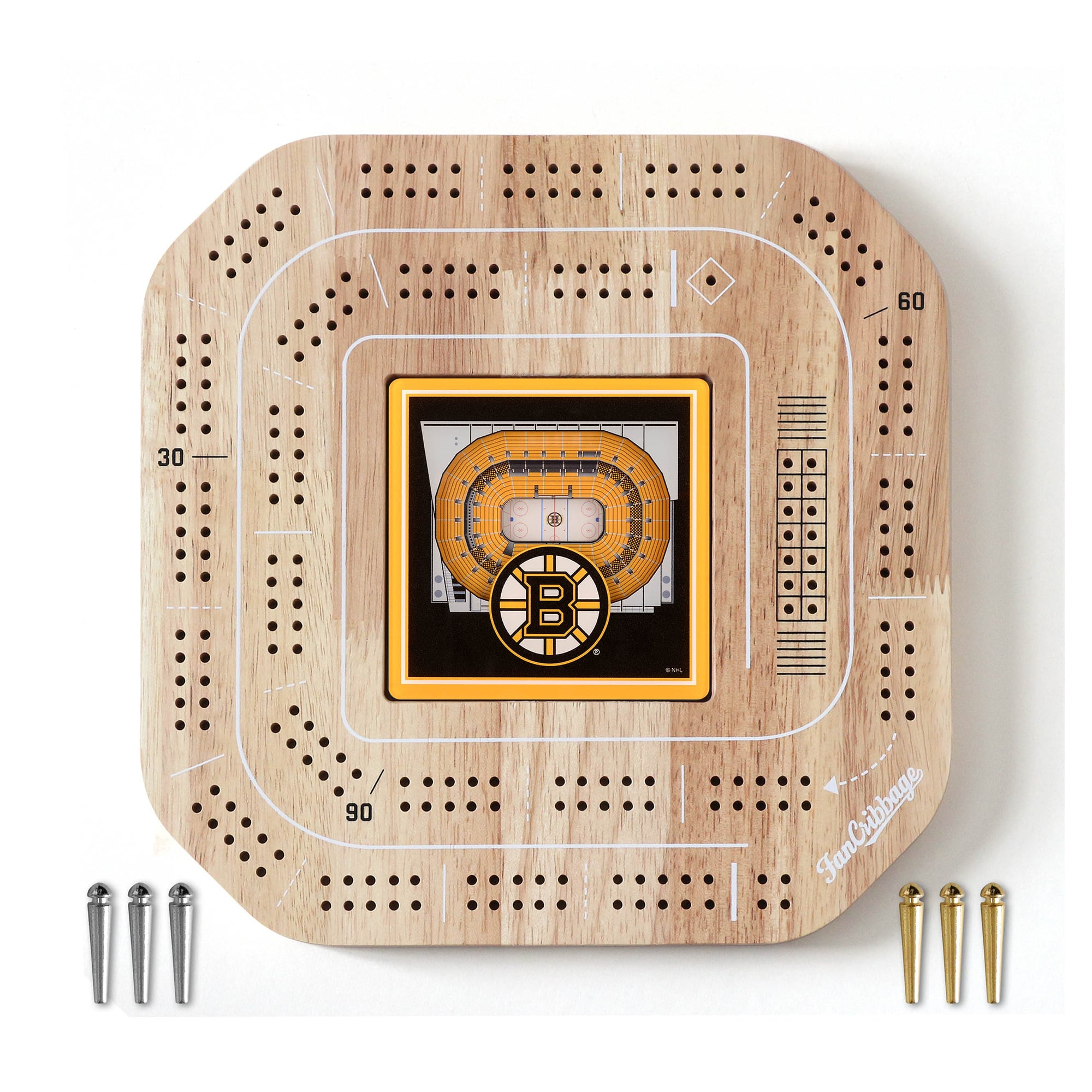 IDNA Boston Bruins StadiumView Cribbage Game
