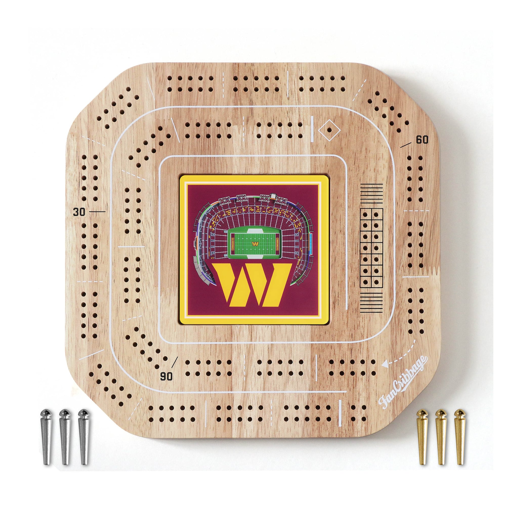 IDNA Washington Commanders StadiumView Cribbage Game