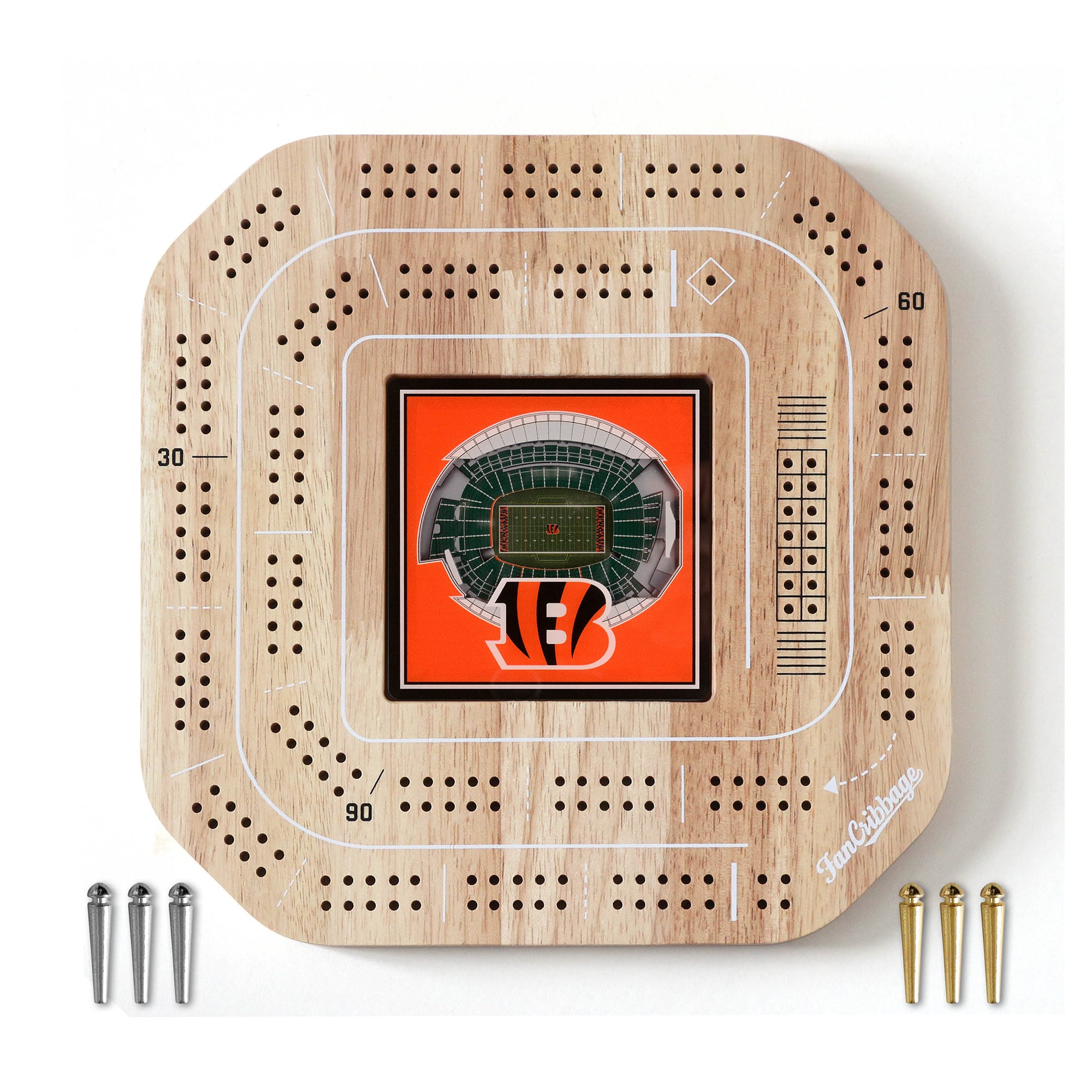 IDNA Cincinnati Bengals StadiumView Cribbage Game