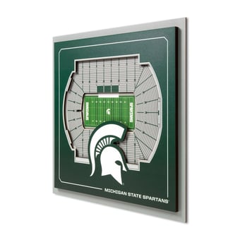 IDNA Michigan State Spartans 12" x 12" Stadium Series 3D Wall Art