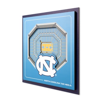 IDNA North Carolina Tar Heels 12" x 12" Stadium Series 3D Wall Art
