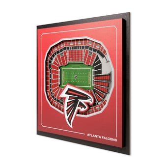 IDNA Atlanta Falcons 12" x 12" Stadium Series 3D Wall Art
