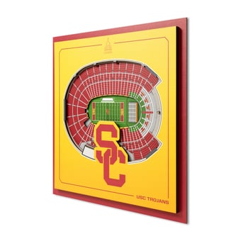 IDNA USC Trojans 12" x 12" Stadium Series 3D Wall Art