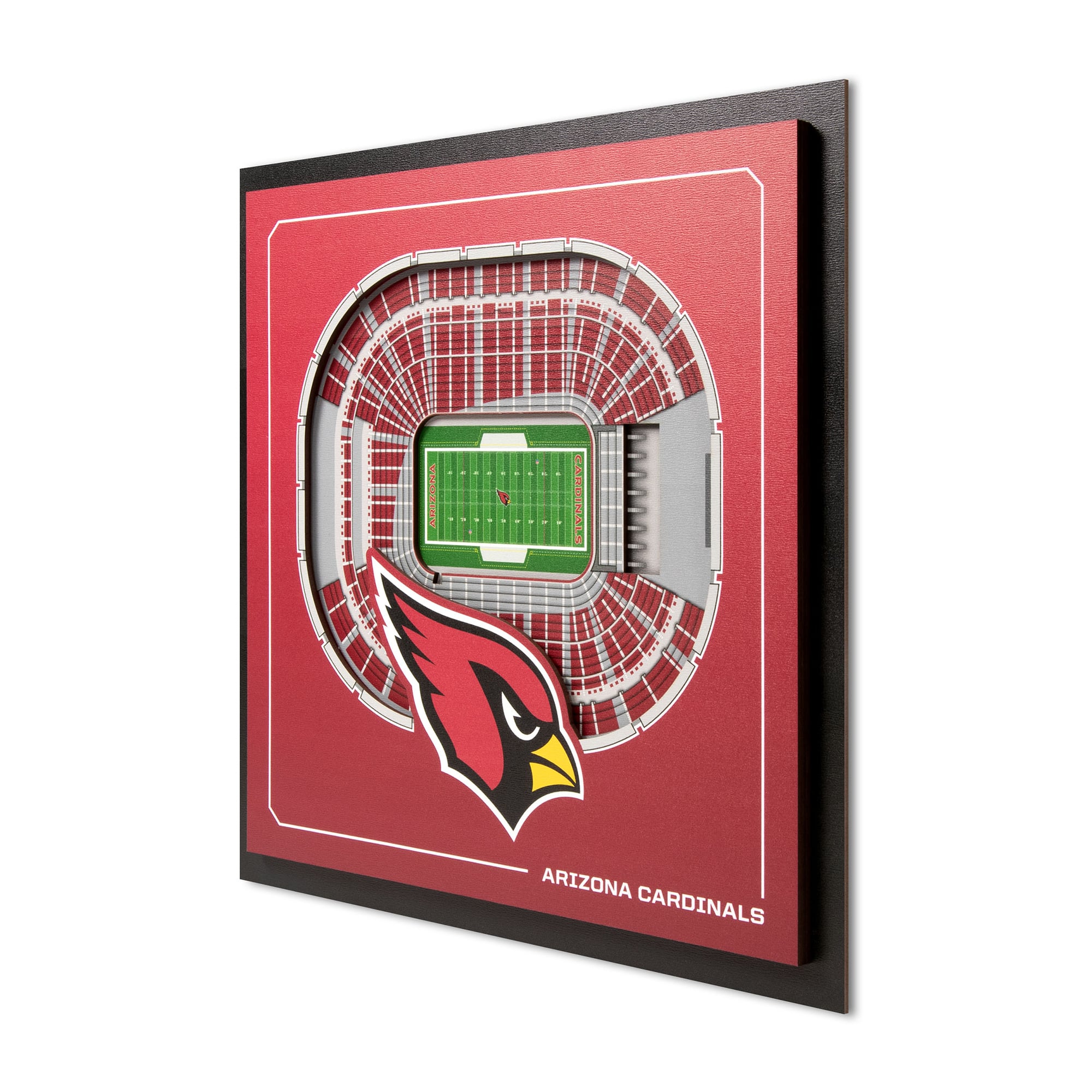 IDNA Arizona Cardinals 12" x 12" Stadium Series 3D Wall Art