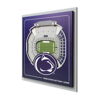 IDNA Penn State Nittany Lions 12" x 12" Stadium Series 3D Wall Art