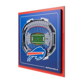 IDNA Buffalo Bills 12" x 12" Stadium Series 3D Wall Art